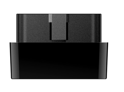 CT-V05 compact OBD GPS tracker — rear view of OBD-II plug housing