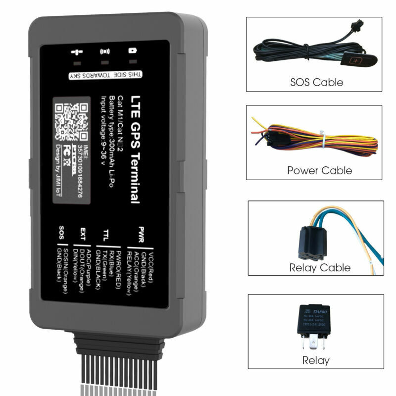 4G GPS Wired Vehicle Tracker (CT-V02)