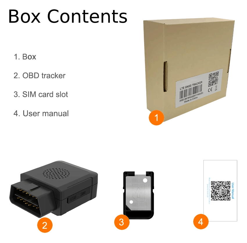 4G GPS OBD Vehicle Tracker (CT-V04)